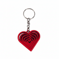 Fidget heart keychain